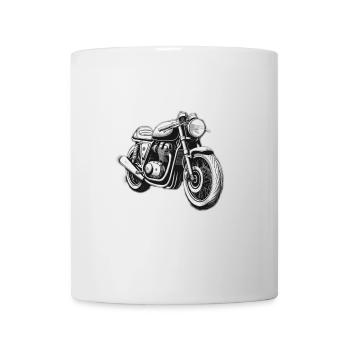 Cafe Racer blanc - Mug blanc - blanc - Devant