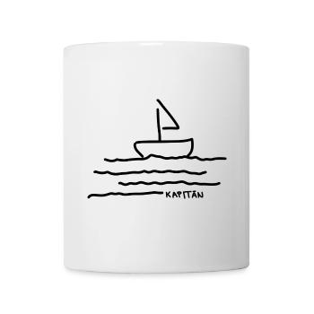 Kapitän | Schifffahrt - Tasse - Weiß - Vorne