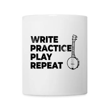 Motiver le banjo - Mug blanc - blanc - Devant