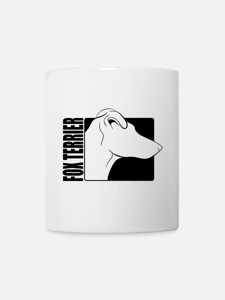Smooth Fox Terrier Profil Wilsigns Hunde Hund - Tasse - Weiß