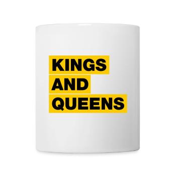 Kings and Queens / Könige und Königinnen - Tasse - Weiß - Vorne