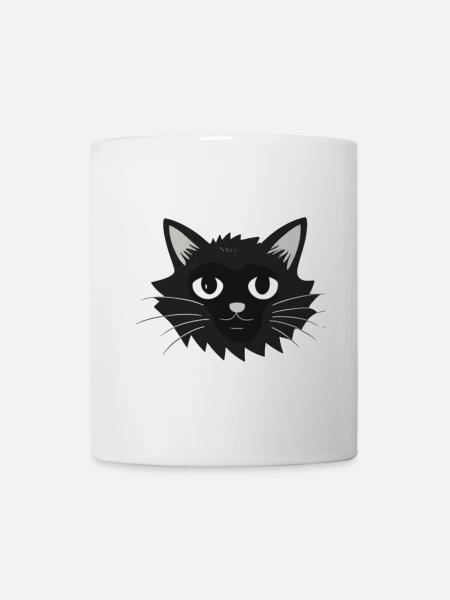 Cat Face Katzengesicht - Tasse - Weiß