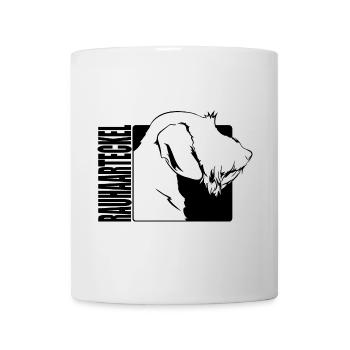 Rauhaarteckel Profil Hund Hunde Jagdhund Wilsigns - Tasse - Weiß - Vorne