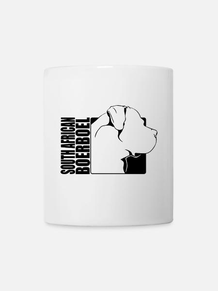 South African Boerboel Profil Hunde Hund Wilsigns - Tasse - Weiß