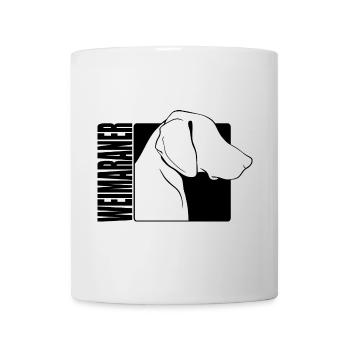 Weimaraner Profil Chiens Chiens de chasse Wilsigns - Mug blanc - blanc - Devant