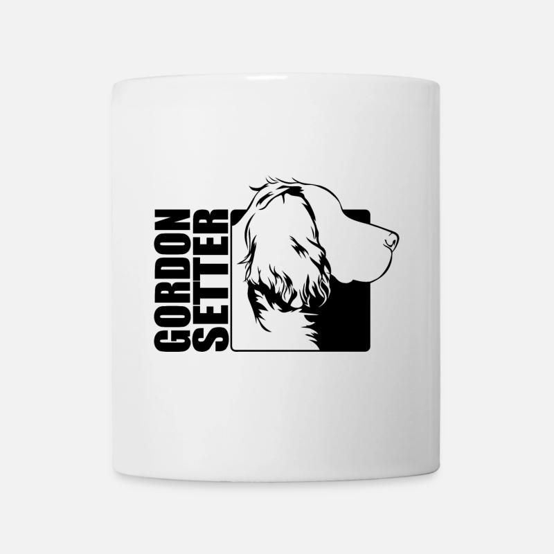 Gordon Setter Profil Hunde Hund Wilsigns - Tasse - Weiß