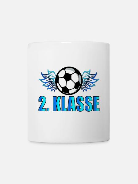 SCHULANFANG 2. KLASSE FUßBALL - Tasse - Weiß