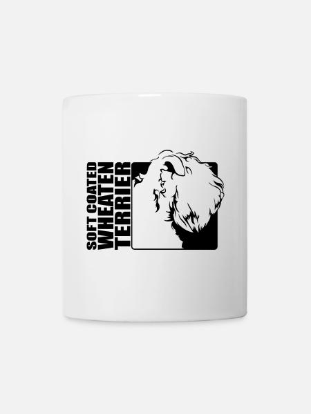 Soft Coated Wheaten Terrier Profile Dogs Wilsigns - Mug - white