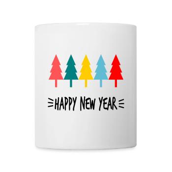 HAPPY NEW YEAR. SAINT SYLVESTER. NEW YEAR. MEIL - Mug - white - Front