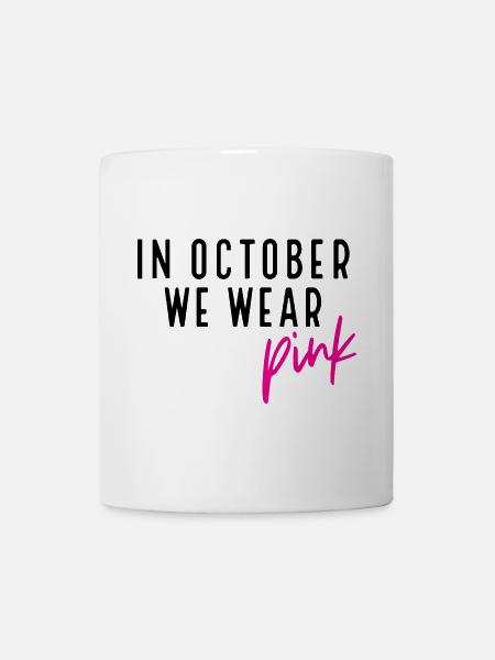 Kollektion 'Pinktober' - Tasse - Weiß