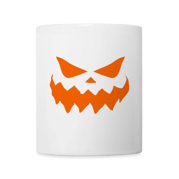 Halloween Gesicht Kostüm Halloweenparty - Tasse - Weiß - Vorne
