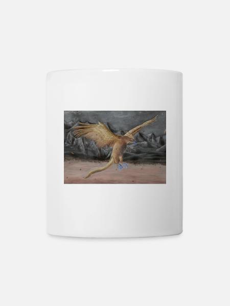 Wüstenflug Drachenvogel - Tasse - Weiß