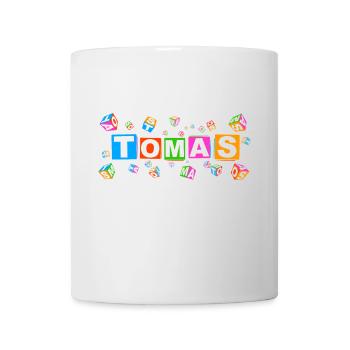 TOMAS colourful cubes - Tasse - Weiß - Vorne