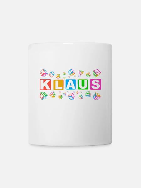 KLAUS colourful cubes - Tasse - Weiß