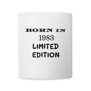 Born in 1983 limited edition - Mug - white - Front
