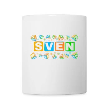 SVEN colourful cubes - Tasse - Weiß - Vorne