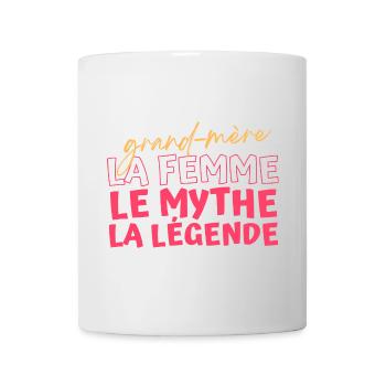 Grand-mère: Femme Mythe Légende - Mug blanc - blanc - Devant