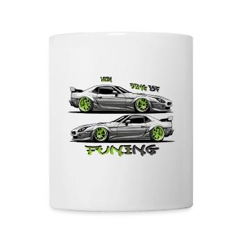 Mon truc, c’est le tuning - Mug blanc - blanc - Devant