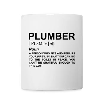 Plumber Meaning - Mug - white - Front