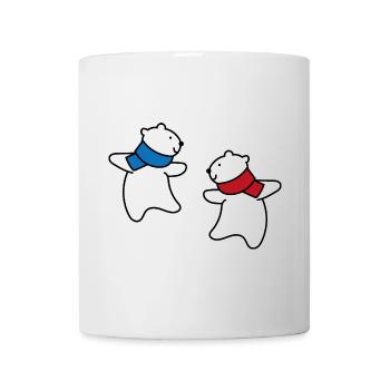 Ours polaires - Mug blanc - blanc - Devant