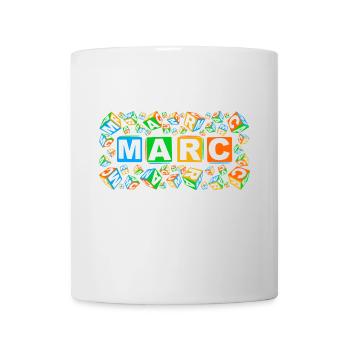 MARC colourful cubes - Tasse - Weiß - Vorne
