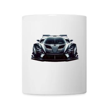 Futuristischer, extrem leistungsstarker Rennwagen - Tasse - Weiß - Vorne