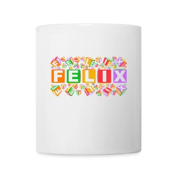 FELIX colourful cubes - Tasse - Weiß - Vorne