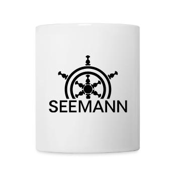 steuermann Seemann Boot Meer Seefahrer Symbol icon - Tasse - Weiß - Vorne