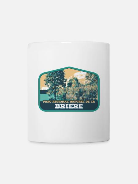 Écusson Paysage Brière : Nature Authentique - Mug blanc - blanc