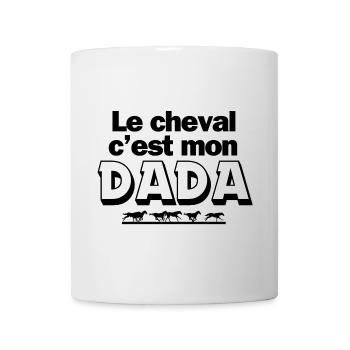 cheval, équitation, centre équestre - Mug blanc - blanc - Devant