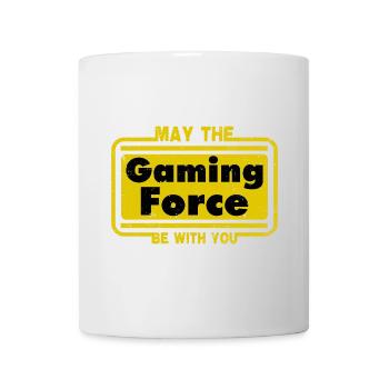 May the gaming force be with you - Tasse - Weiß - Vorne