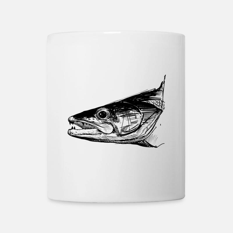 Sandre - Pêche au sandre - Poisson préféré - Mug blanc - blanc