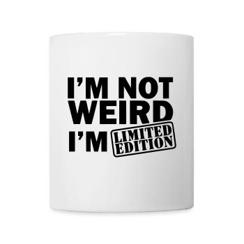 Édition limitée. Pas bizarre mais édition limitée * - Mug blanc - blanc - Devant