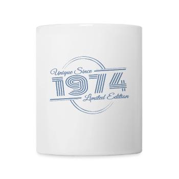 Unique since vintage 1974 retro - Mug - white - Front