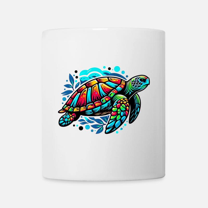 Meeresschildkröte - Tasse - Weiß