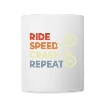 Vintage Mountain Biking Saying - Mug - white - Front