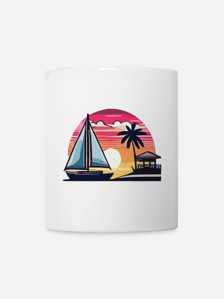 Sommerzeit - Tasse - Weiß