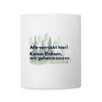 All the crazy here - Mug - white - Front