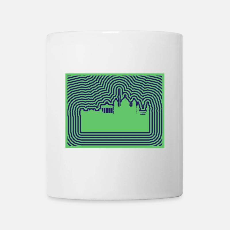 Berlin Skyline - Tasse - Weiß