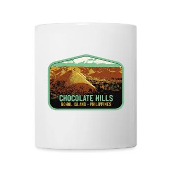 The Chocolate Hills, Insel Bohol, Philippinen - Tasse - Weiß - Vorne