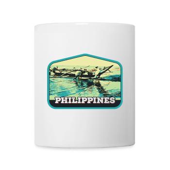 Pêche authentique aux Philippines - Mug blanc - blanc - Devant