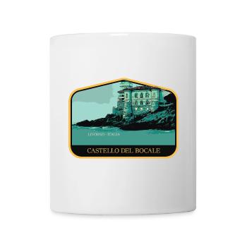 Château de Boccale : Charme toscan côtier - Mug blanc - blanc - Devant