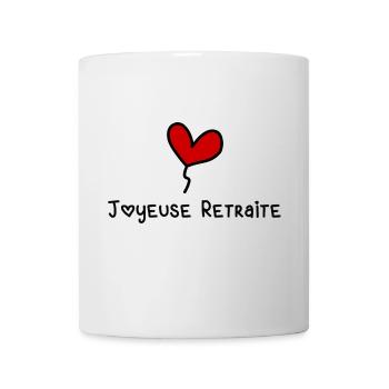 RETRAITE - Mug blanc - blanc - Devant