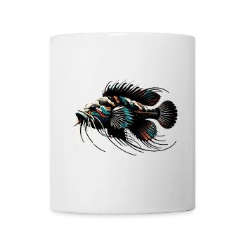 Aquarium Wels, Antennenwels, minimalistisch - Tasse - Weiß - Vorne