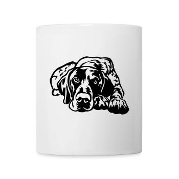 Braque allemand à poil court - Mug blanc - blanc - Devant