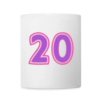 20. 20 YEARS. 20th ANNIVERSARY. 20TH ANNIVERSARY. - Mug - white - Front