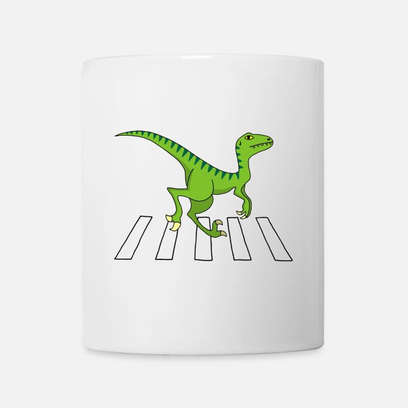 Dinosaure piéton - Mug blanc - blanc