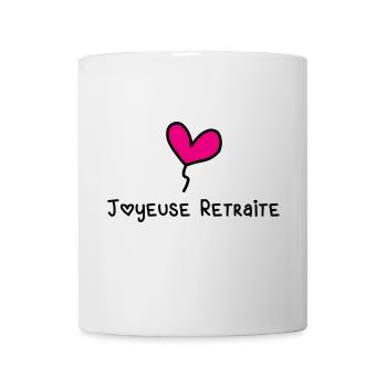 RETRAITE. RETRAITE. RETRAITEE. SENIOR. MAMIE. PAPY - Mug blanc - blanc - Devant