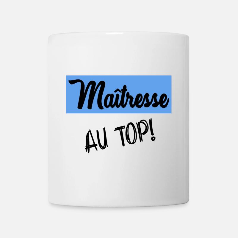 MERCI MAÎTRESSE - Mug blanc - blanc