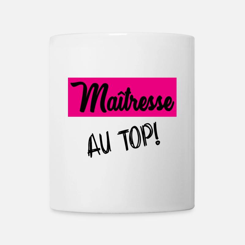 MERCI MAÎTRESSE - Mug blanc - blanc